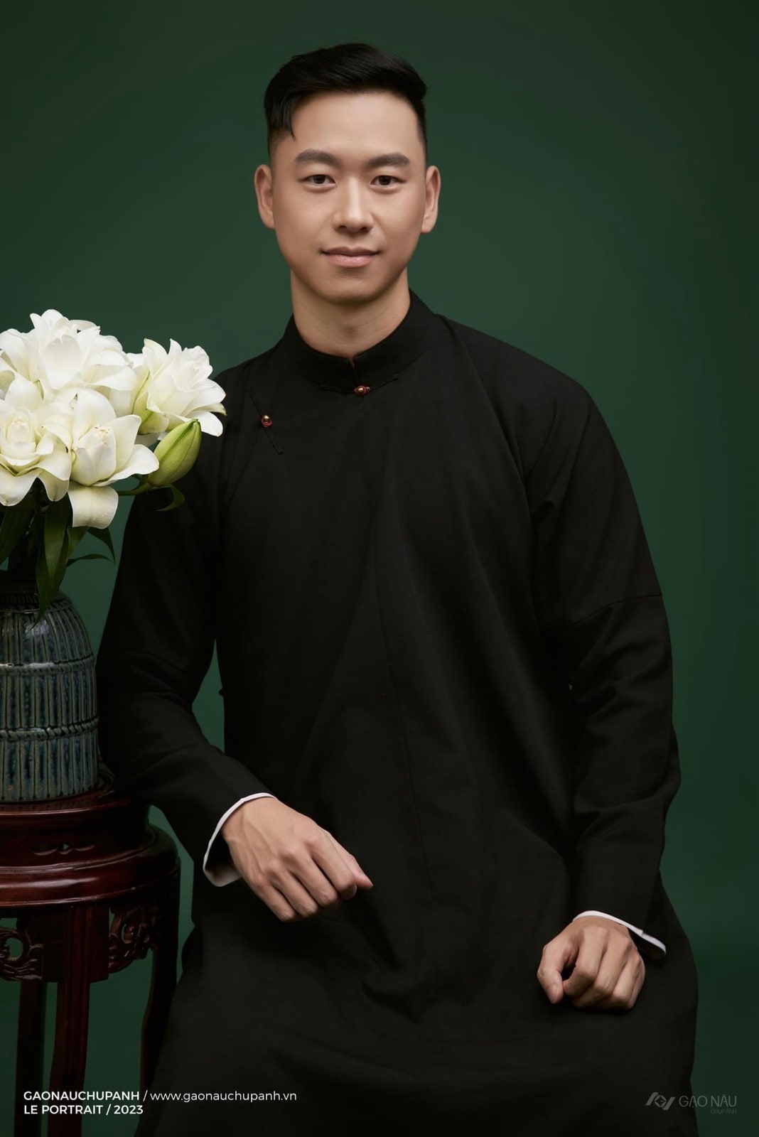Gạo Nâu 아오자이와 궁중 전통 의상 실제 사진 — 샘플 4