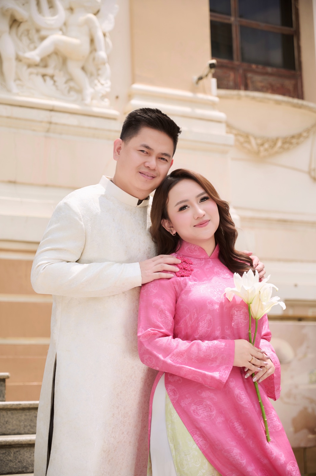 Chụp ảnh cặp đôi - trang phục áo dài