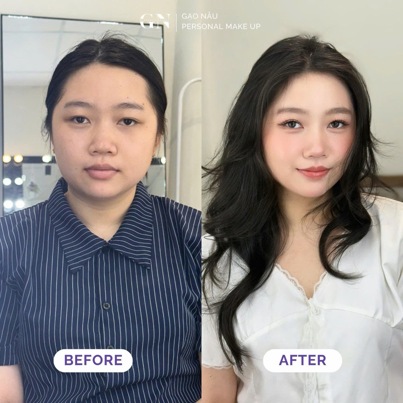 Makeup and styling before after at Gạo Nâu — sample 4